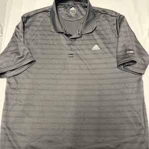 Adidas Men's Charcoal Polo Shirt
